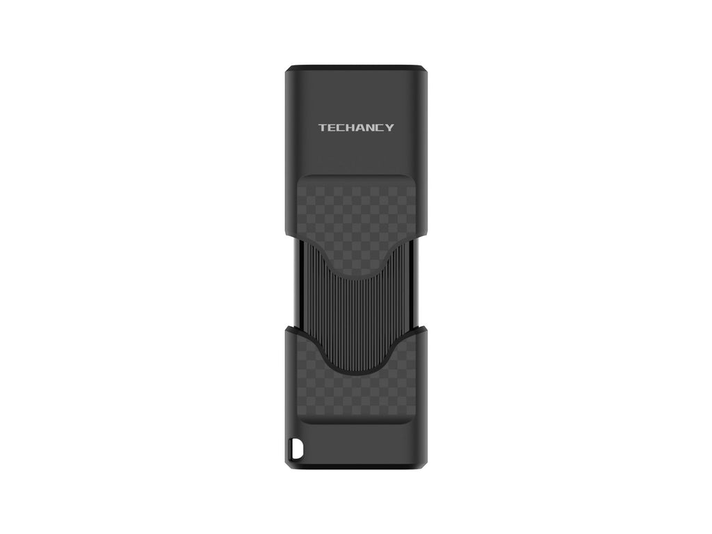Techancy USB Flash Drive 128GB Preto LB2901, Usb 2.0, Compatível com PC/Mobile/Mac, Armazenamento seguro de ficheiros