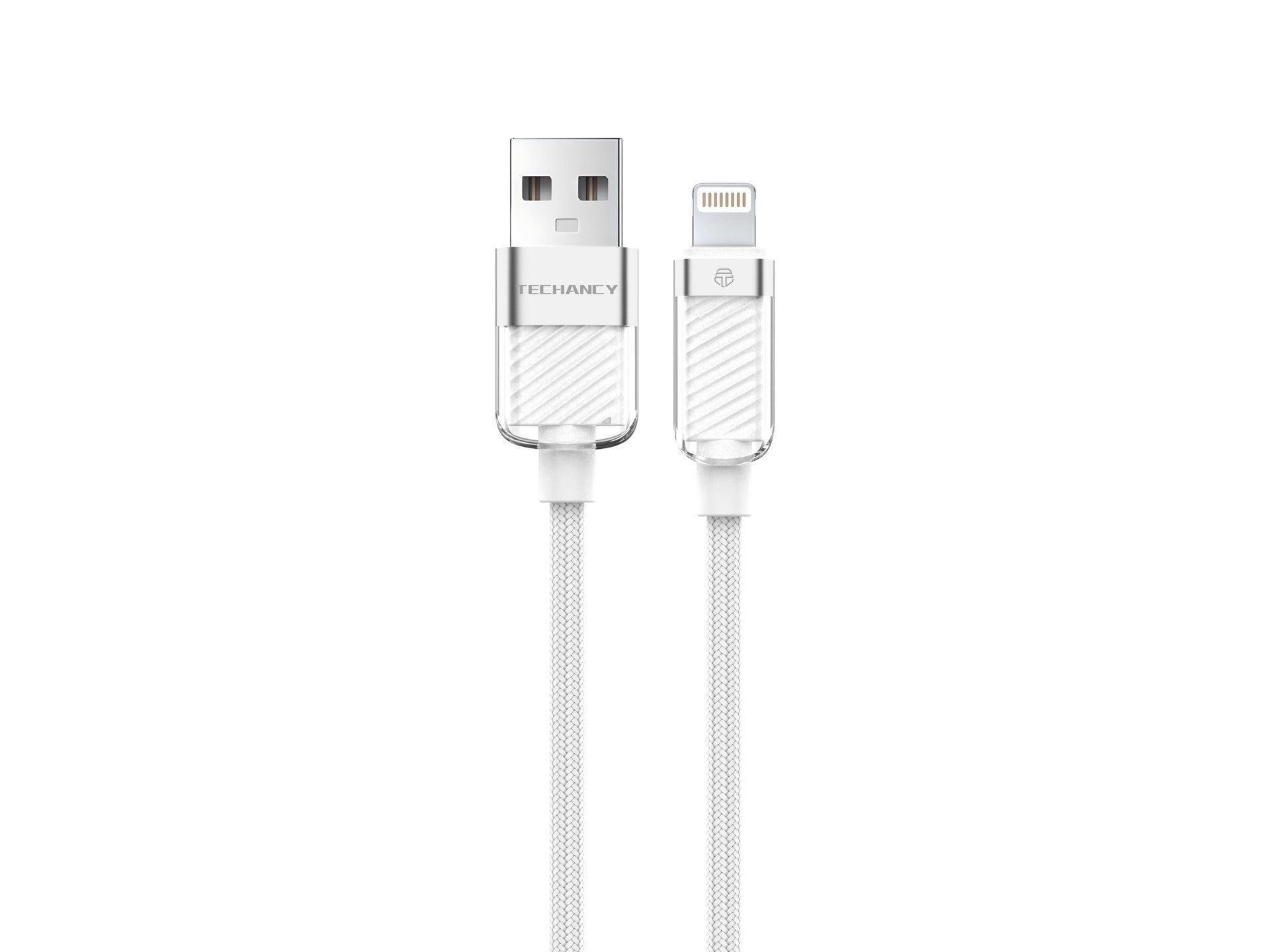 Cabo De Dados 1m/3A Branco, Compatível Com Iphone/Ipad Carregamento Rápido E Dados