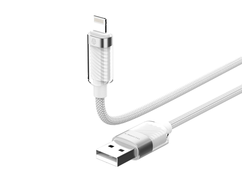 Cabo De Dados 1m/3A Branco, Compatível Com Iphone/Ipad Carregamento Rápido E Dados